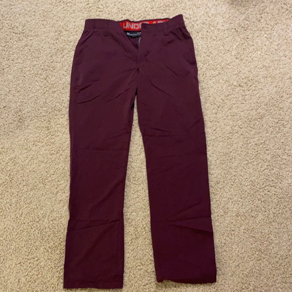 Under Armour Match Play Straight pants - Maroon - excellent condition